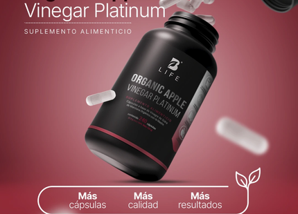 B LIFE ORGANIC APPLE VINEGAR PLATINUM | 240 cápsulas