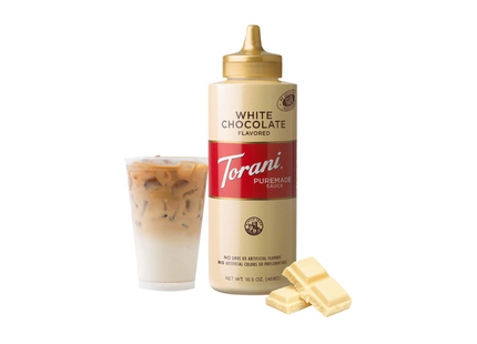 Torani Puremade | Salsa de Chocolate Blanco | 468g
