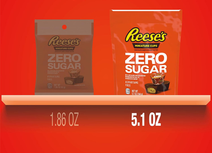 Reese's Zero Sugar Miniature Cups | 145 gramos