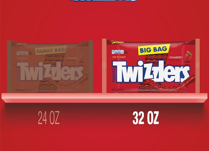 Twizzlers | Strawberry Twists | 907 gramos