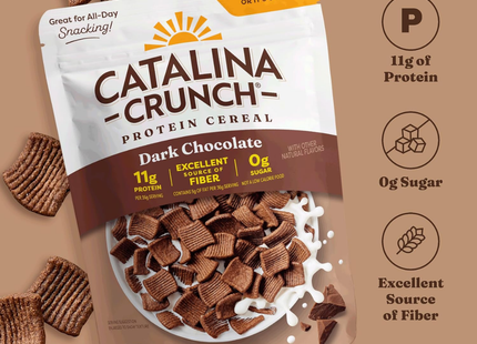 Catalina Crunch | Ceral Proteíco Sabor Chocolate Amargo | 255 gramos