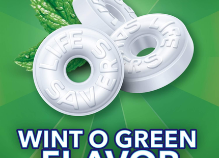 Life Savers Mints Wint O' Green | Mentas Envueltas Individualmente | 368 gramos