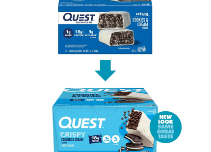 QUEST NUTRITION HERO CRISPY PROTEIN BARS | Pieza