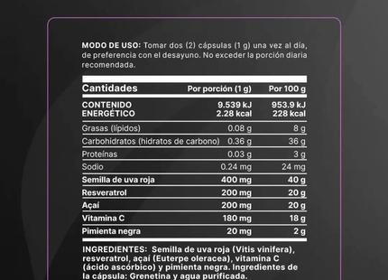B LIFE Resveratrol | 90 Cápsulas
