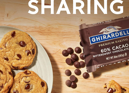 Ghirardelli | Chispas de Chocolate Amargo Cacao 60% | 283 gramos