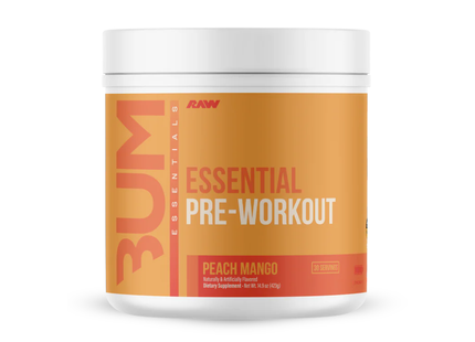 RAW CBUM ESSENTIAL PRE-WORKOUT | 30 Servicios