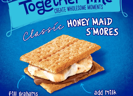 Honey Maid Graham Crackers | Galletas Sabor Miel Ideales para hacer S'mores | Hechas con Miel Real | 408 gramos