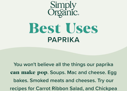 Simply Organic | Paprika En Polvo | 84 gramos