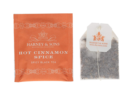 Harney & Sons té de especias de canela caliente, 50 bolsas de té