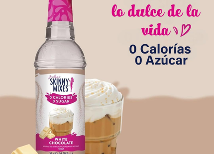 Jordan's Skinny Syrups | Jarabe Sabor Chocolate Blanco | 750 ml