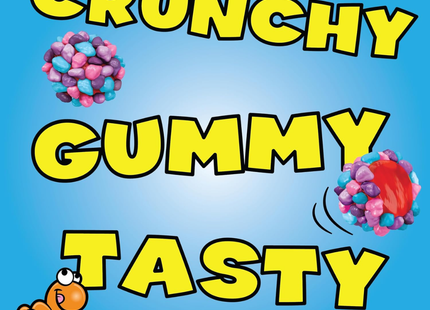 Nerds Gummy Cluster | Rainbow Gummies Con Incrustaciones de Nerds | 552 gramos