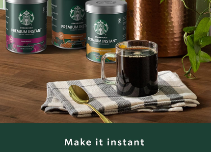 Starbucks Café Soluble Premium Tostado Medio | 90 gramos | Rinde 35 tazas