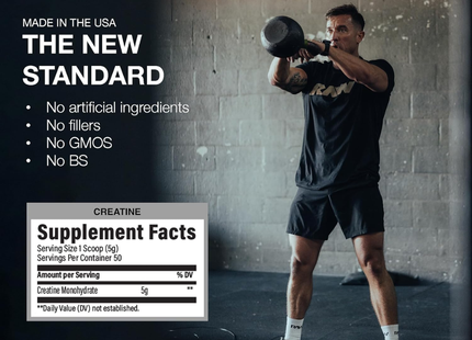 RAW Nutrition Creatina Monohidratada | 50 Servicios