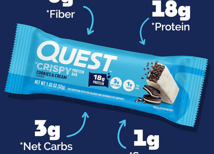 QUEST NUTRITION HERO CRISPY PROTEIN BARS | Pieza