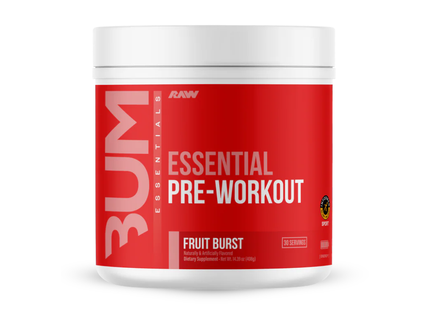RAW CBUM ESSENTIAL PRE-WORKOUT | 30 Servicios