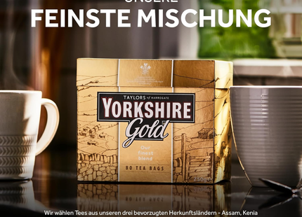 Taylors of Harrogate Yorkshire Gold Té Negro | 160 bolsitas