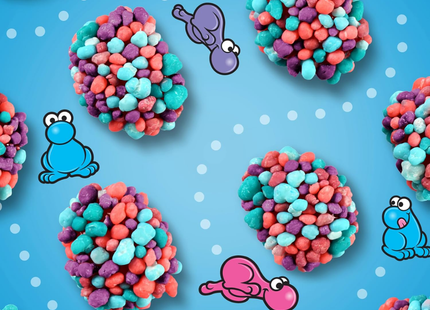 Nerds Gummy Cluster | Rainbow Gummies Con Incrustaciones de Nerds | 552 gramos
