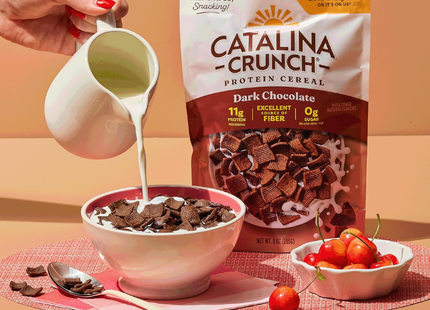 Catalina Crunch | Ceral Proteíco Sabor Chocolate Amargo | 255 gramos