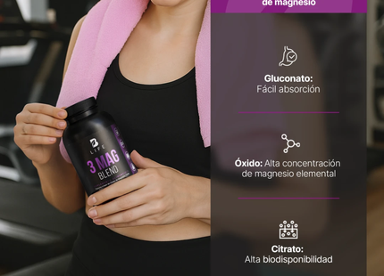 B LIFE 3 MAG BLEND Citrato, Óxido y Gluconato de Alta Absorción