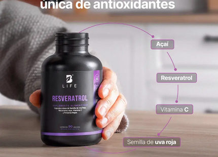 B LIFE Resveratrol | 90 Cápsulas