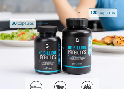 B LIFE 60 Billones de Probióticos DRcaps con Inulina De Agave