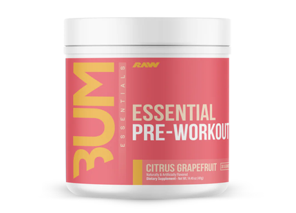 RAW CBUM ESSENTIAL PRE-WORKOUT | 30 Servicios