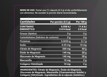B LIFE 3 MAG BLEND Citrato, Óxido y Gluconato de Alta Absorción