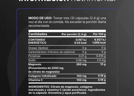 B LIFE Citrato de Magnesio