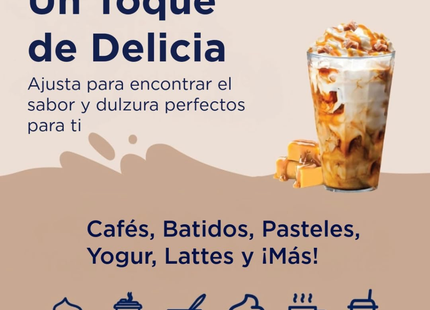 Jordan's Skinny Syrups | Jarabe endulzante para cafe y repostería sin azúcar | sabor caramelo salado | 750 ml