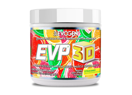 EVOGEN EVP 3D PRE WORKOUT | STIM FREE | 40 / 20 SERVS