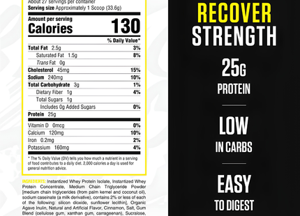 Ryse Protein Loaded Protein | 2 lbs