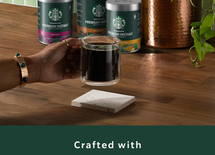Starbucks Café Soluble Premium Tostado Medio | 90 gramos | Rinde 35 tazas