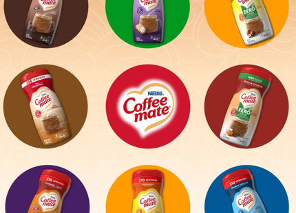 Coffee-Mate | Coffee Creamer Sabor Vanilla Caramel Sin Azúcar | 289 gramos