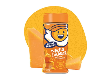 Kernel Season's | Sazonador para Palomitas de Maíz | Condimento Nacho Cheddar | 80 gramos