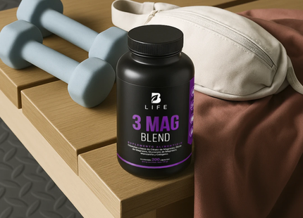 B LIFE 3 MAG BLEND Citrato, Óxido y Gluconato de Alta Absorción