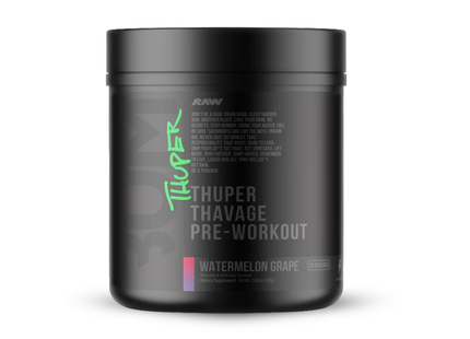 RAW CBUM THUPER THAVAGE PRE-WORKOUT | 40/20 Servicios