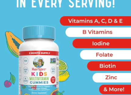 MARY RUTHS MULTIVITAMINICOS PARA NIÑOS | 60 GOMITAS