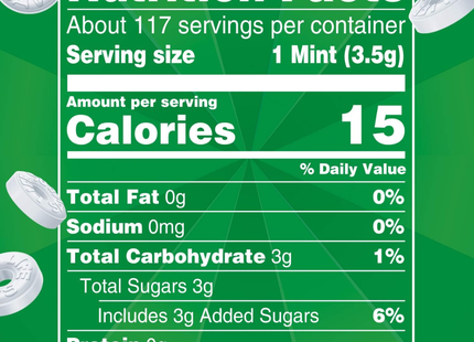 Life Savers Mints Wint O' Green | Mentas Envueltas Individualmente | 368 gramos