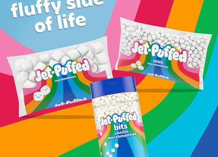 Jet-Puffed | Marshmallow Bits | Sabor Vainilla | Bote de 85 gramos