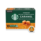 Starbucks K-Cups | Capsulas de Café Sabor Caramelo | Textura Suave | Caja con 10 Cápsulas
