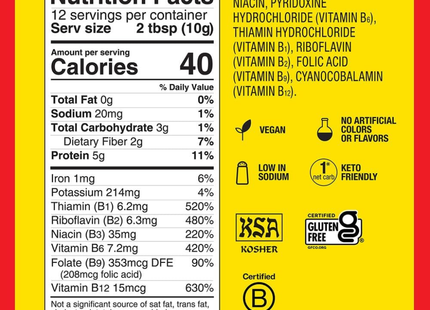 Bragg Levadura Nutricional | Sin Gluten | 127 gramos