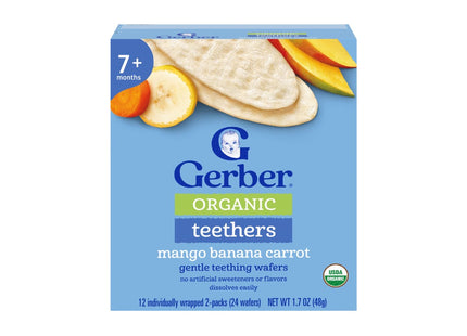 Gerber Organic Teethers | 48 gramos